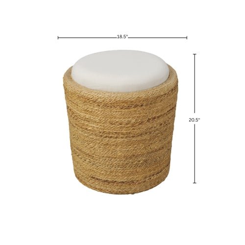 Caldera Round Stool with Cushion - Alpine Furniture