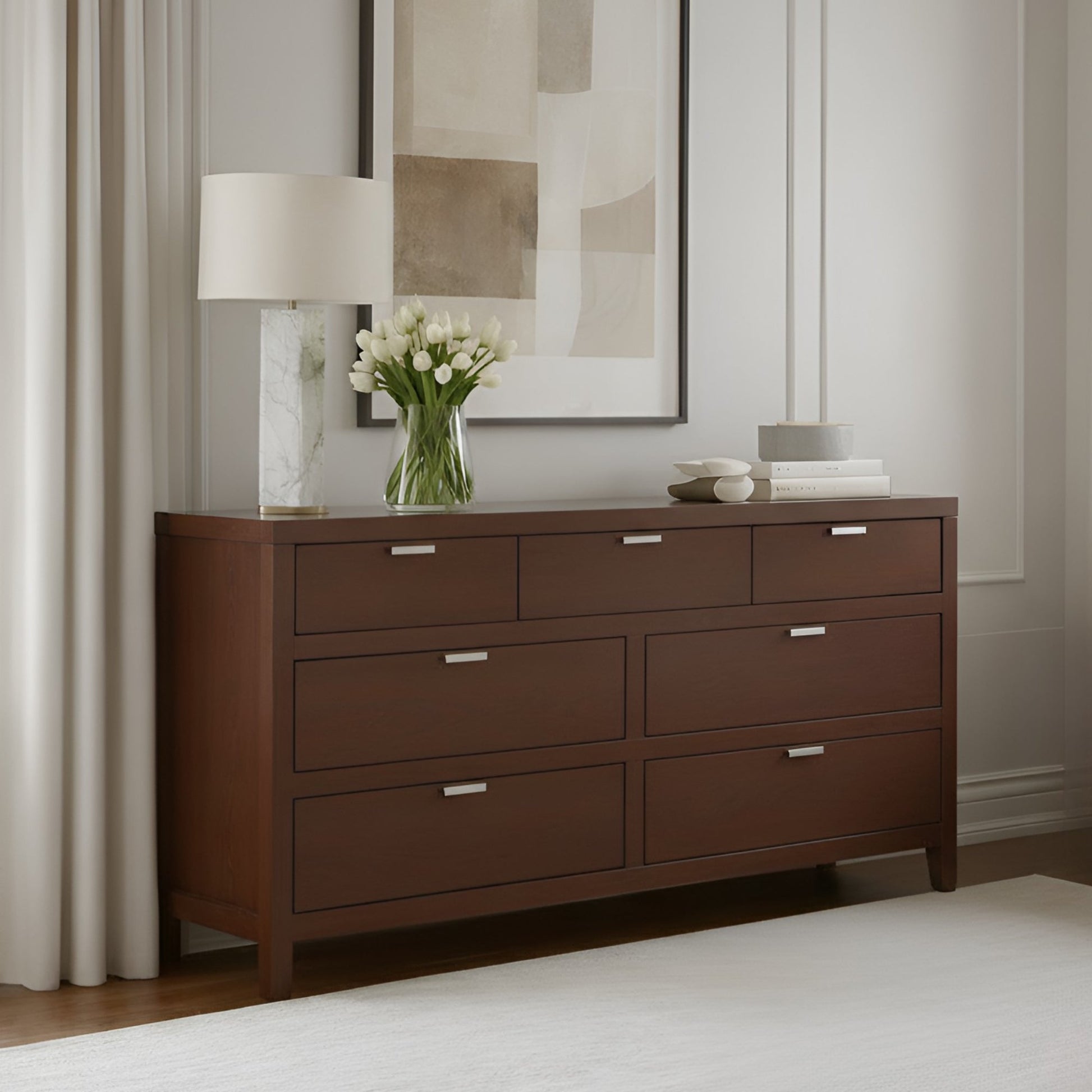 Carmel 7 - Drawer Dresser - Alpine Furniture