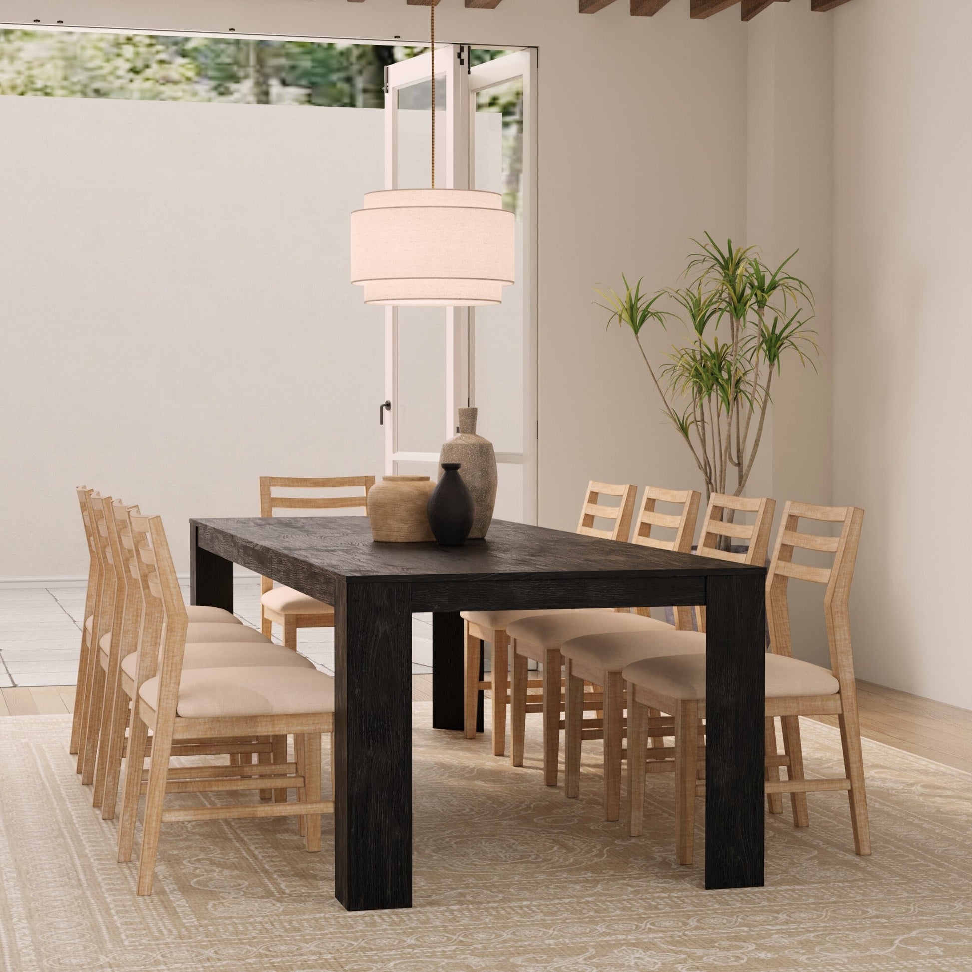 Carter Extension Dining Table - Alpine Furniture