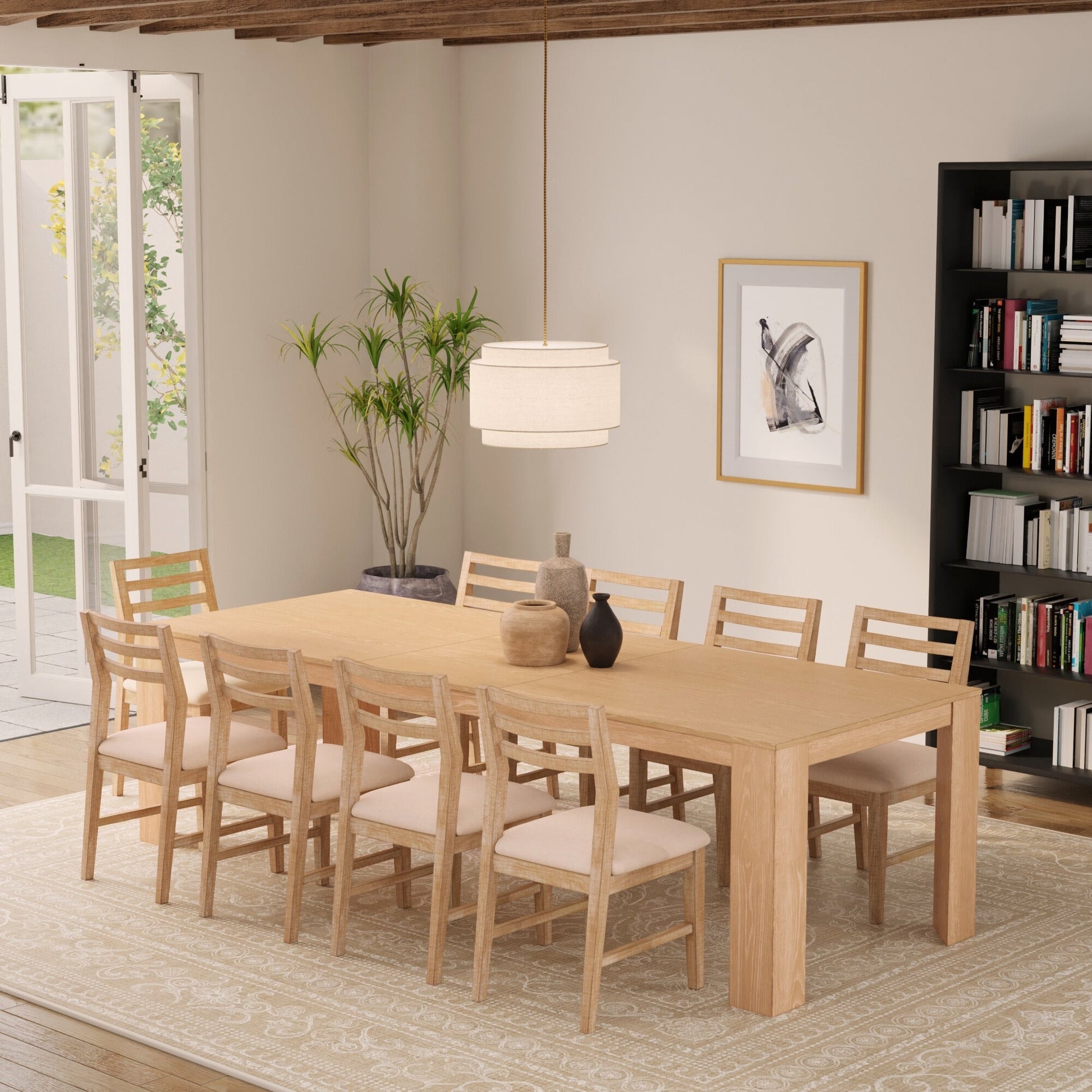 Carter Extension Dining Table - Alpine Furniture