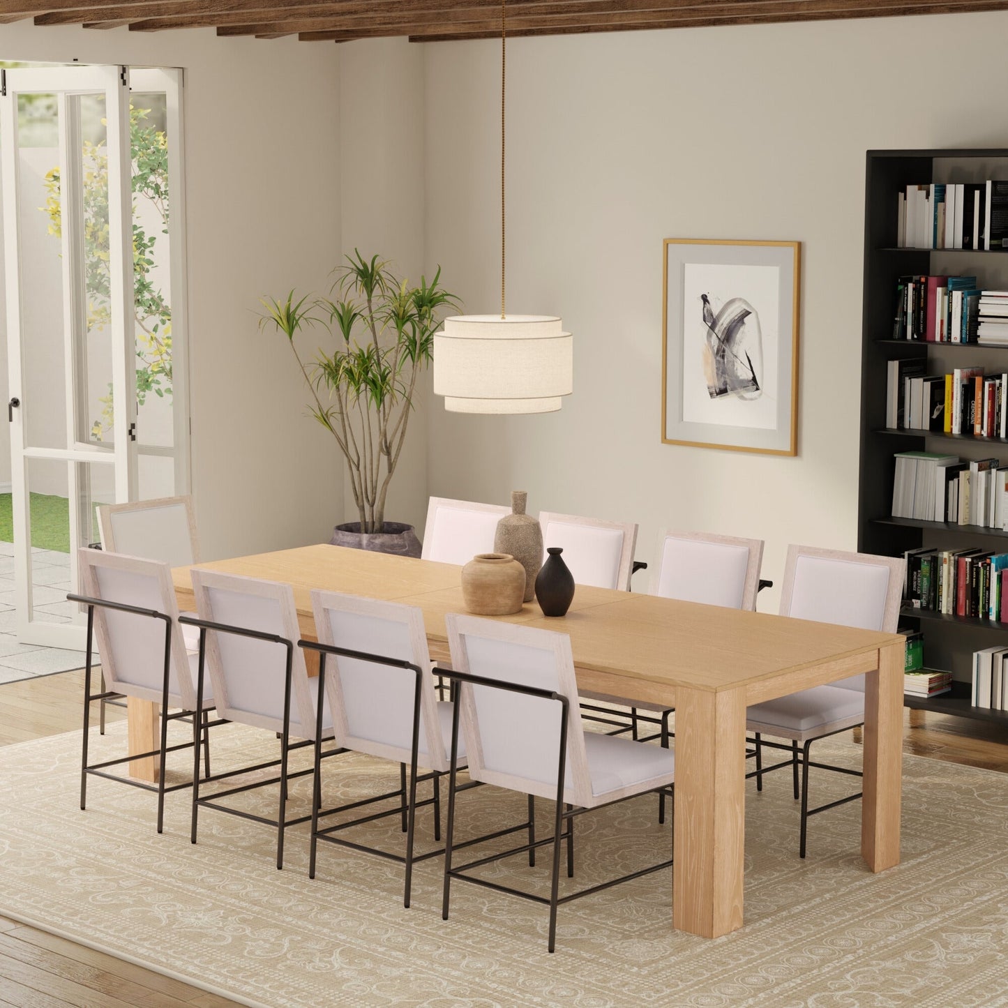 Carter Extension Dining Table - Alpine Furniture