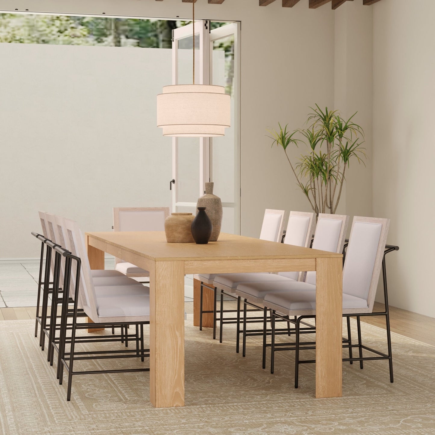 Carter Extension Dining Table - Alpine Furniture