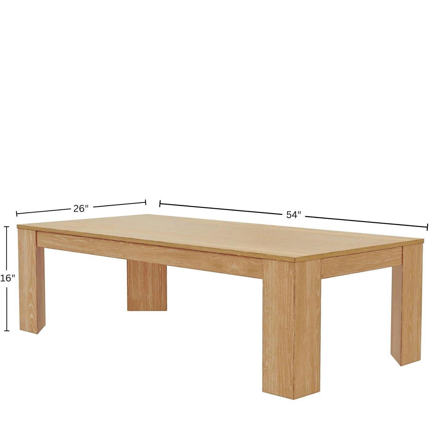 Carter Rectangular Coffee Table - Alpine Furniture