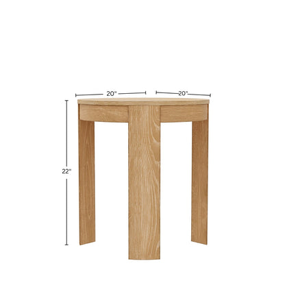 Carter Round End Table - Alpine Furniture