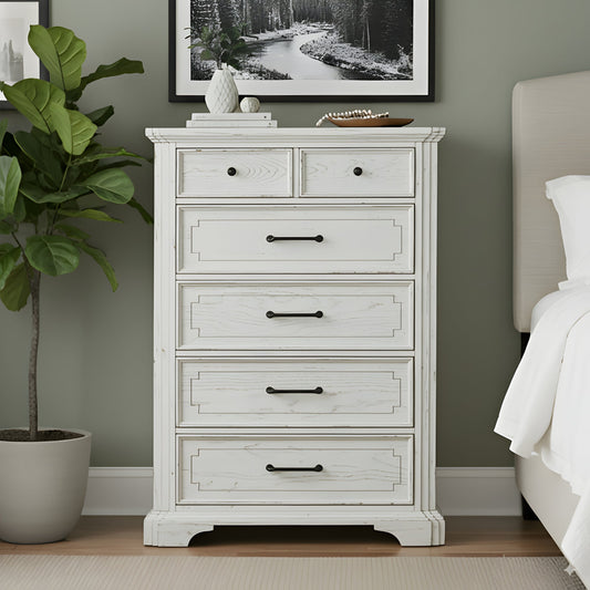 Clara Chest, White Mist - Alpine Furniture