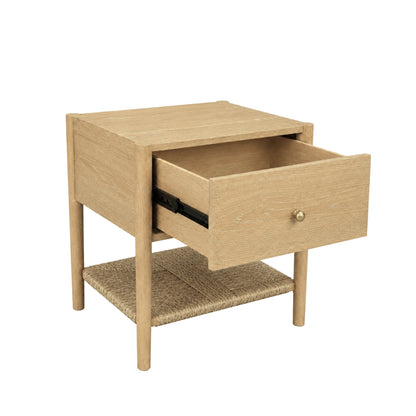 Claudia Nightstand, Natural - Alpine Furniture