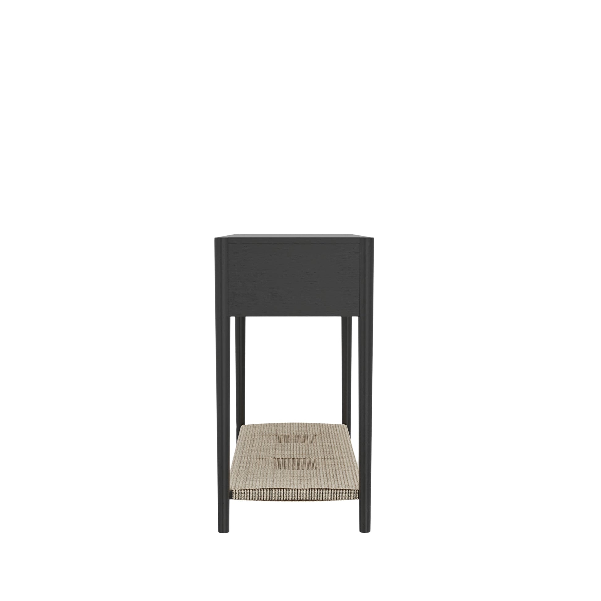 Cleo Console Table, Charcoal Gray - Alpine Furniture