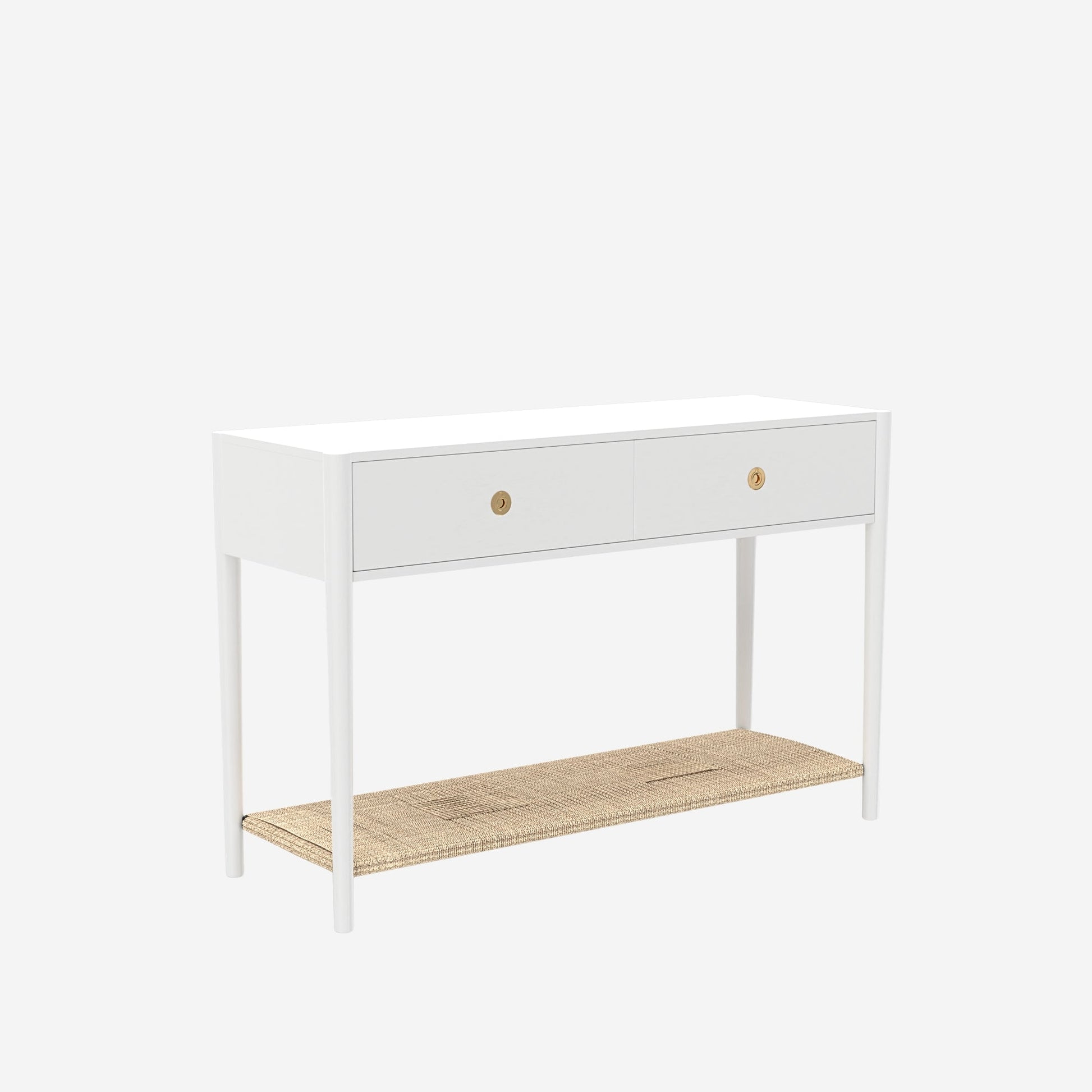 Cleo Console Table, Coconut Milk - Alpine Furniture