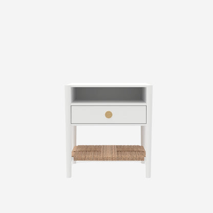 Cleo Nightstand, Coconut Milk - Alpine Furniture