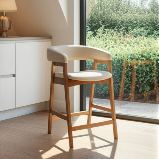 Cove Counter Height Chairs, Natural (Set of 2) - Alpine Furniture