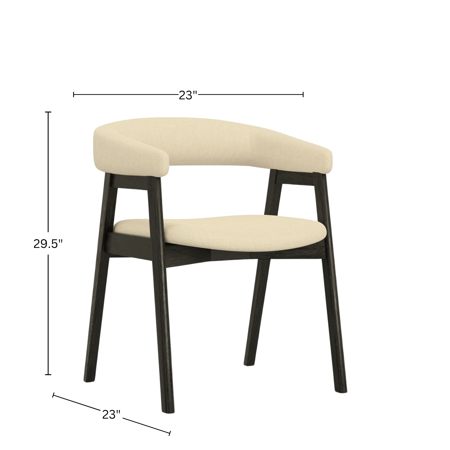 Cove Curved Back Side Chairs - Alpine Furniture