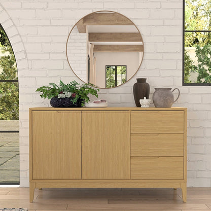 Cove Server, Light Oak - Alpine Furniture