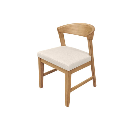 Cove Wood Back Chairs (Set of 2), Natural - Alpine Furniture