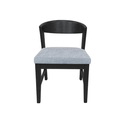 Cove Wood Back Chairs (Set of 2), Vintage Black - Alpine Furniture