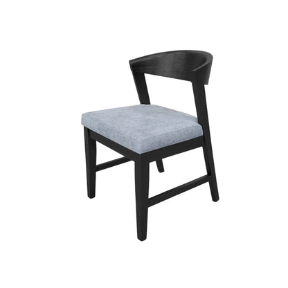 Cove Wood Back Chairs (Set of 2), Vintage Black - Alpine Furniture