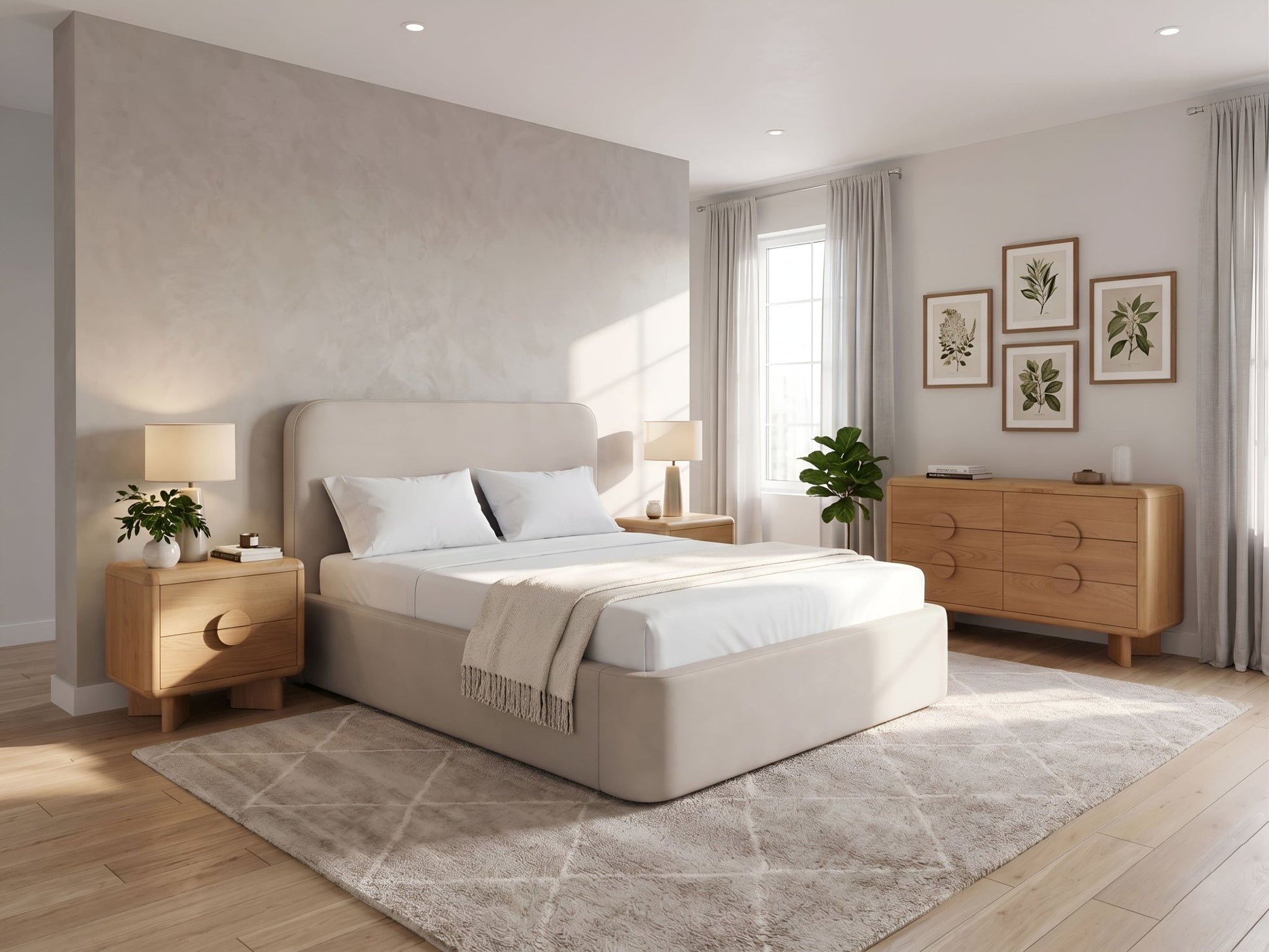 Dawson Platform Bed - Alpine Furniture