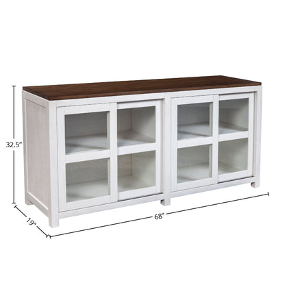 Donham Large Display Cabinet - Alpine Furniture