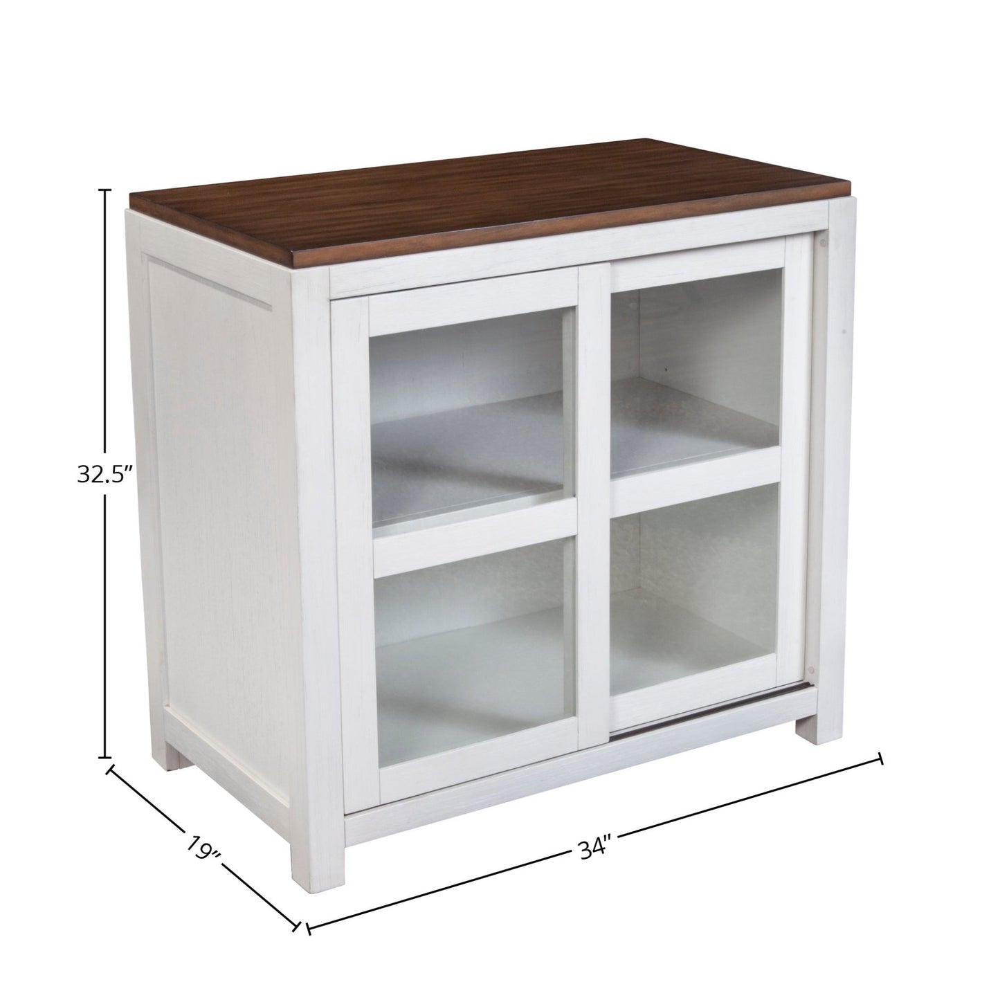 Donham Small Display Cabinet - Alpine Furniture