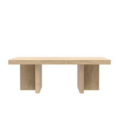 Donte Rectangular Coffee Table, Natural - Alpine Furniture