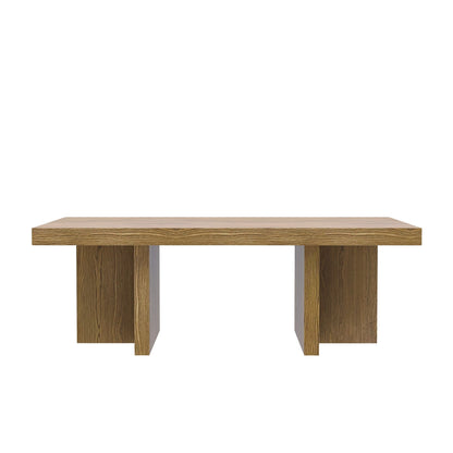Donte Rectangular Coffee Table, Oak - Alpine Furniture