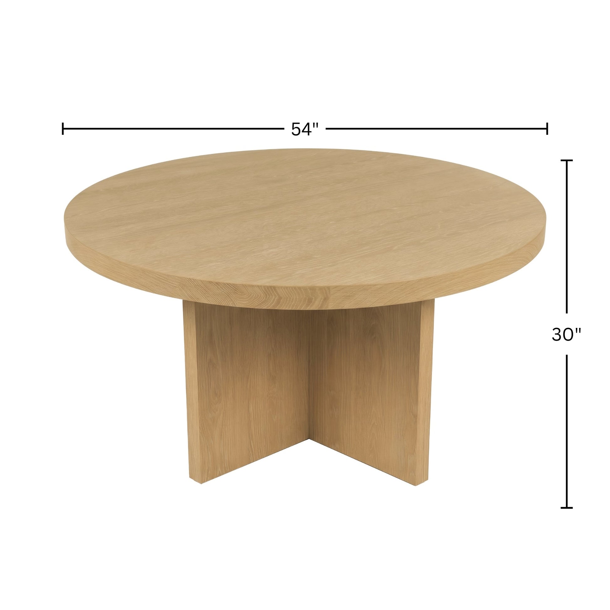 Donte Round Table, Natural - Alpine Furniture