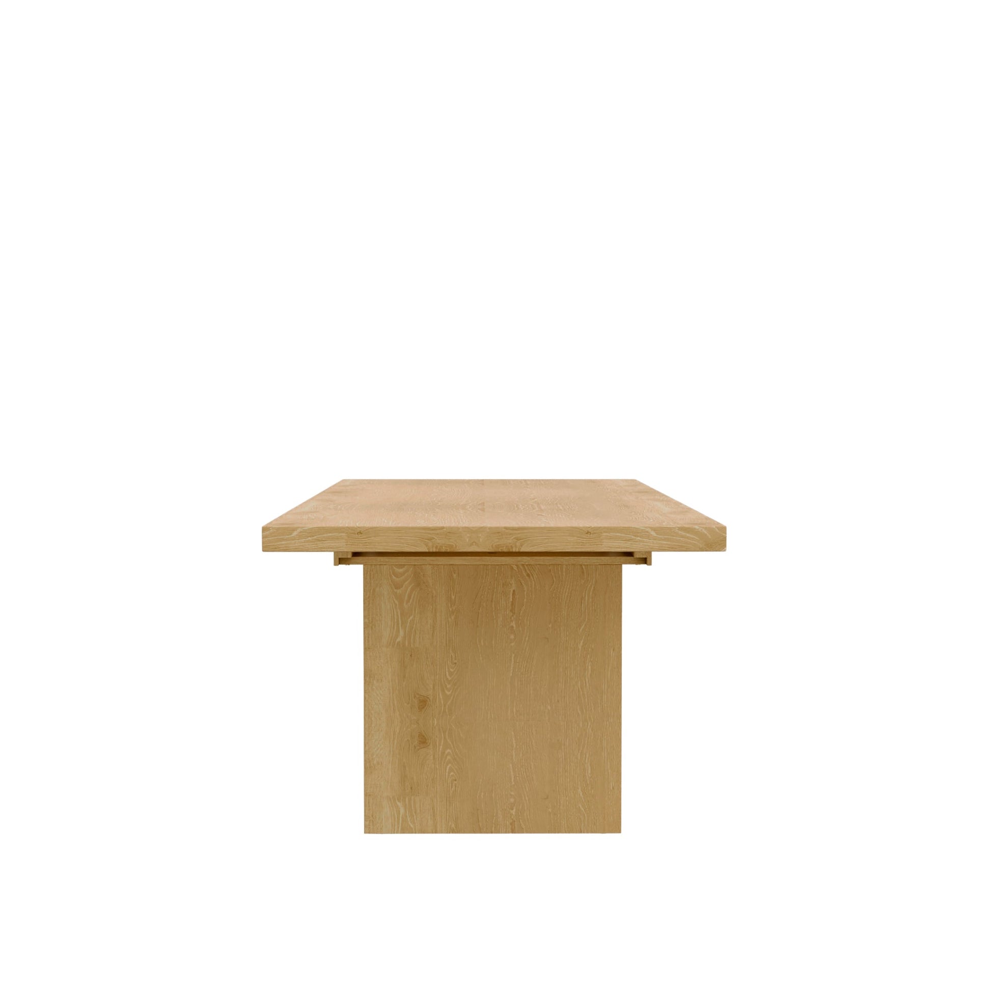 Donte Self Storage Extension Dining Table, Natural - Alpine Furniture