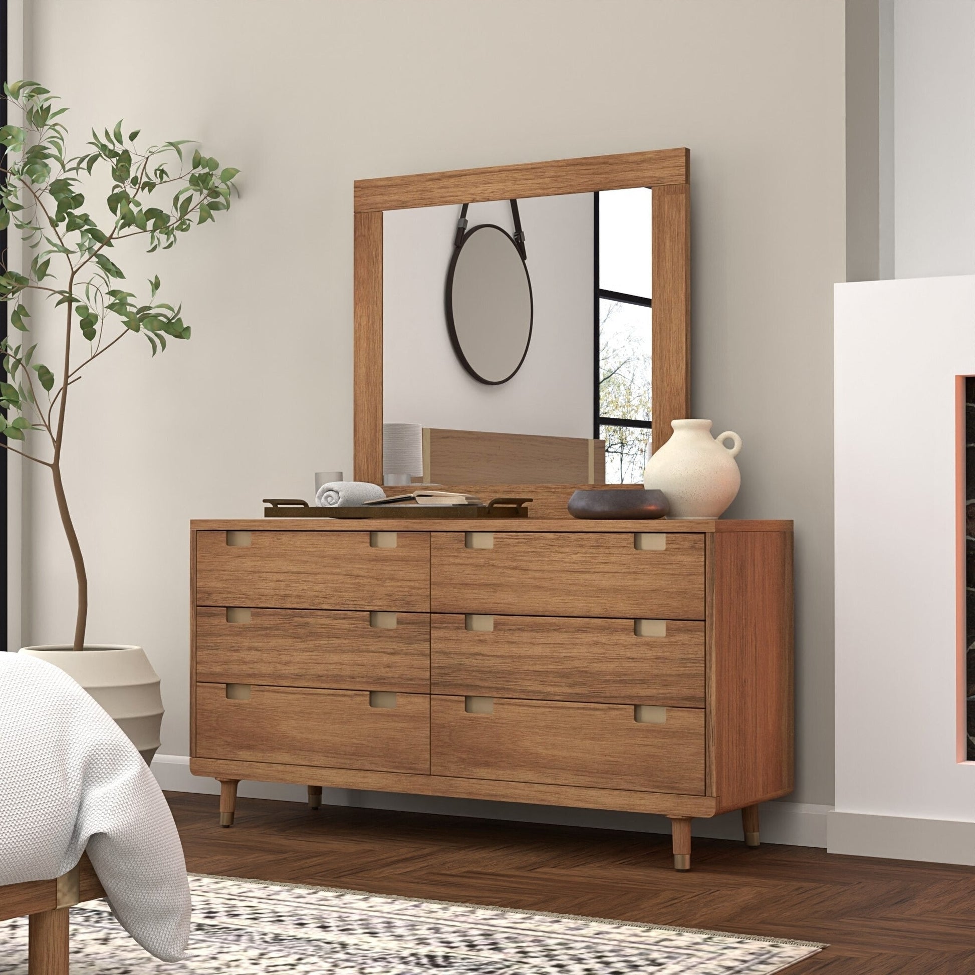 Easton Dresser & Mirror - Alpine Furniture