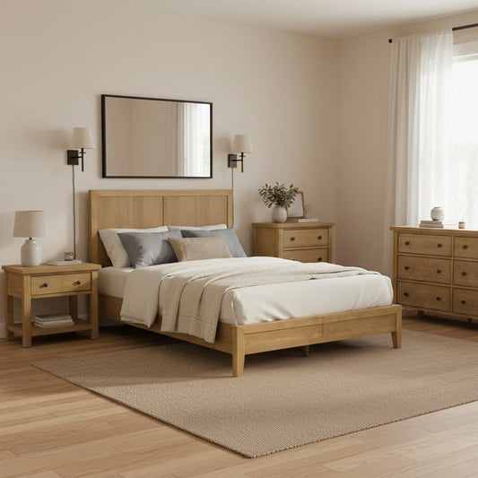 Emilia Platform Bed - Alpine Furniture