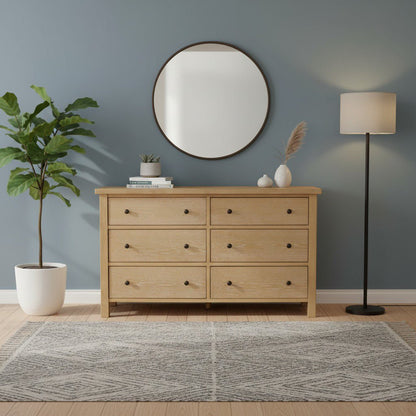 Emilia Six Drawer Dresser - Alpine Furniture