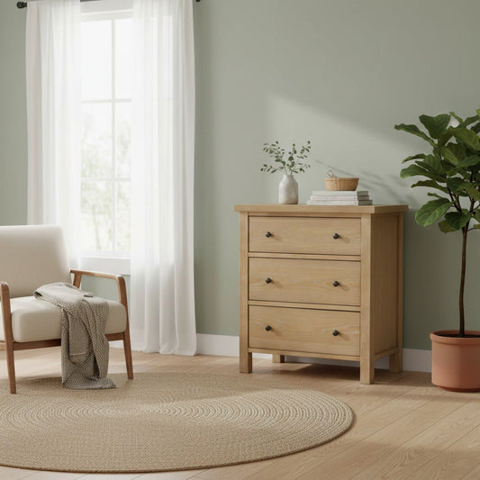 Emilia Three Drawer Small Chest - Alpine Furniture