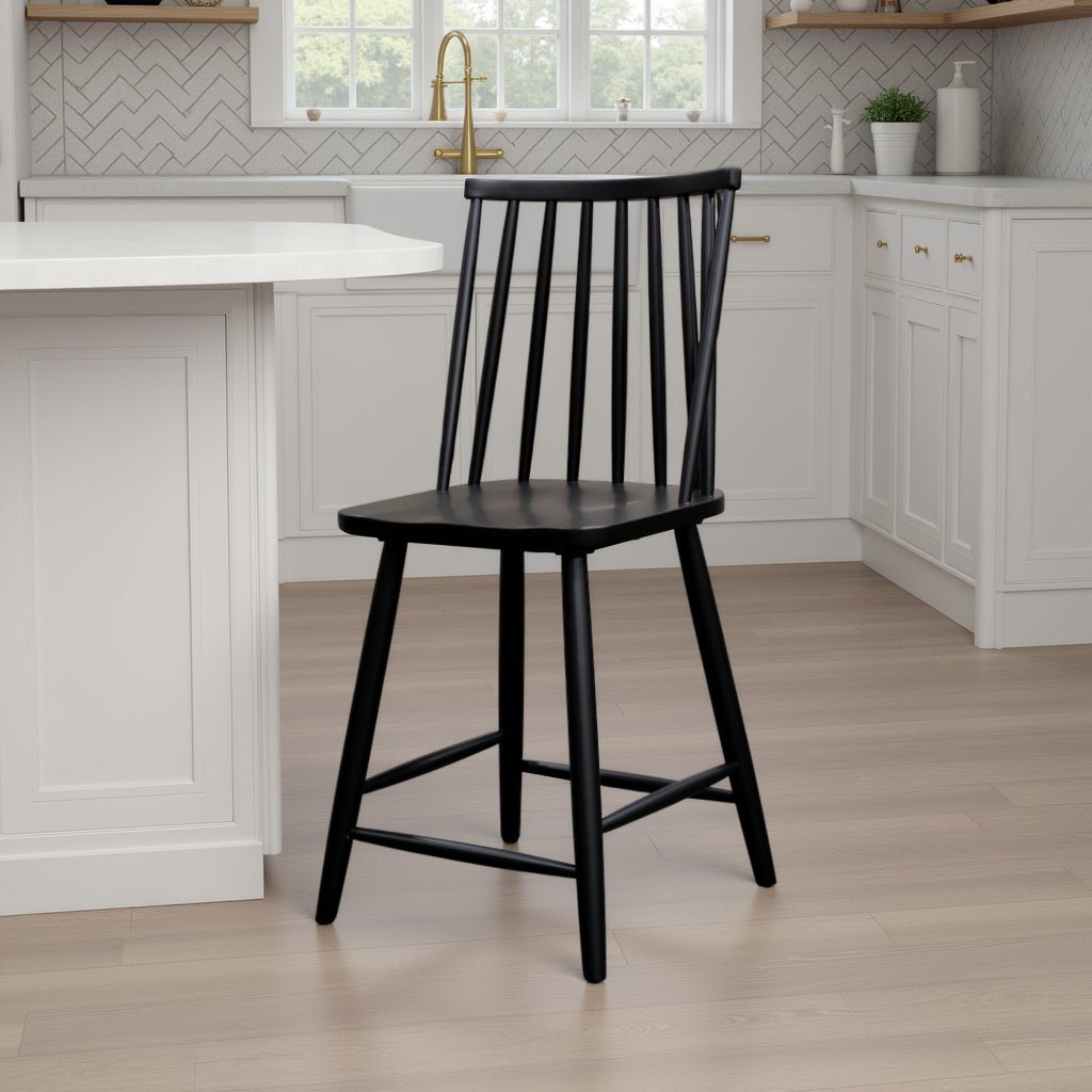 Felix Windsor Counter Height Barstool, Set of 2 - Alpine Furniture
