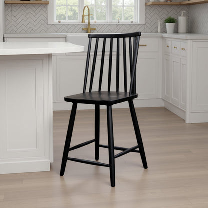 Felix Windsor Counter Height Barstool, Set of 2 - Alpine Furniture