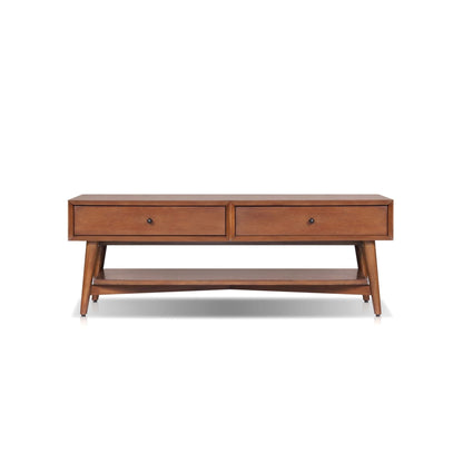 Flynn Coffee Table, Chestnut - Alpine Furniture