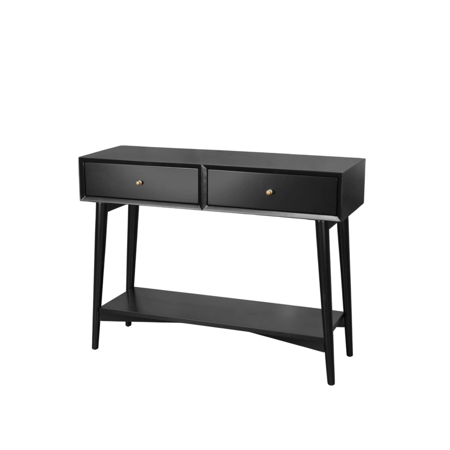 Flynn Console Table, Black - Alpine Furniture