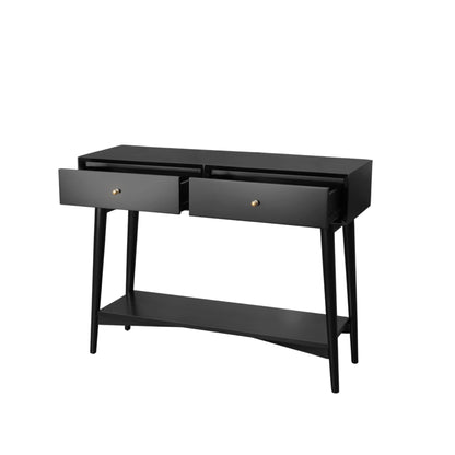 Flynn Console Table, Black - Alpine Furniture