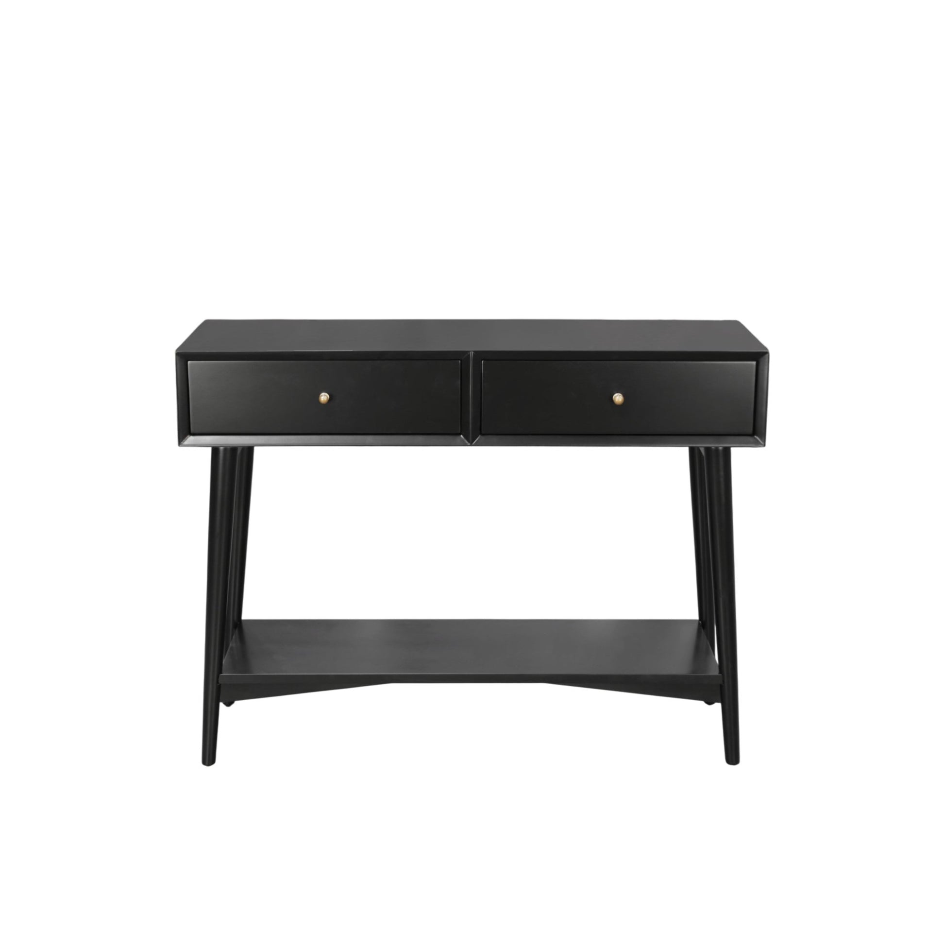 Flynn Console Table, Black - Alpine Furniture