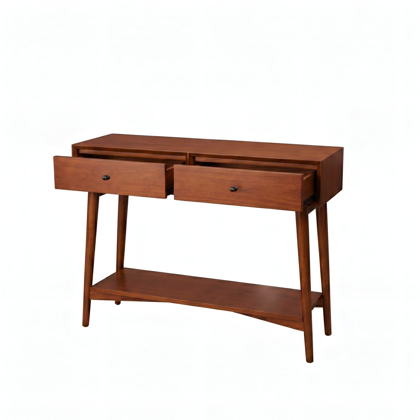 Flynn Console Table, Chestnut - Alpine Furniture
