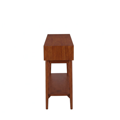 Flynn Console Table, Chestnut - Alpine Furniture