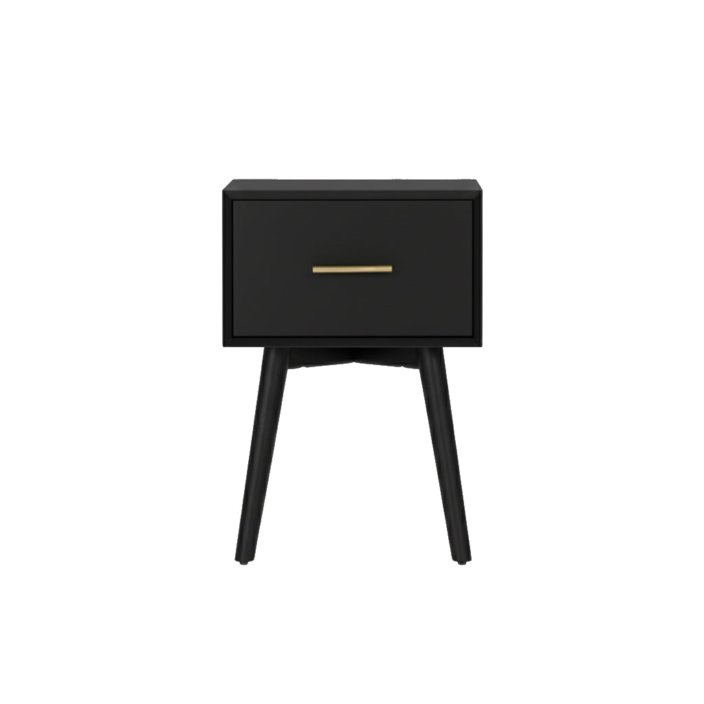 Flynn End Table, Black - Alpine Furniture