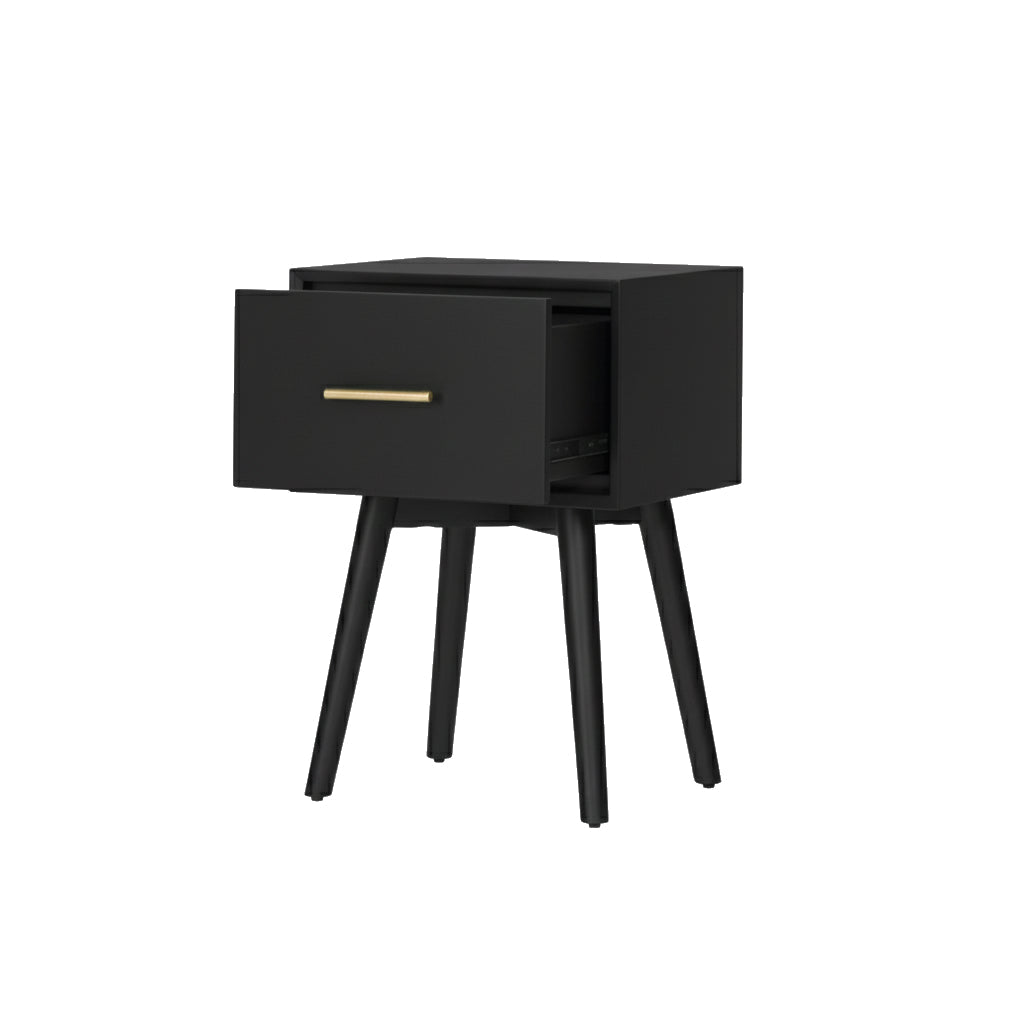 Flynn End Table, Black - Alpine Furniture