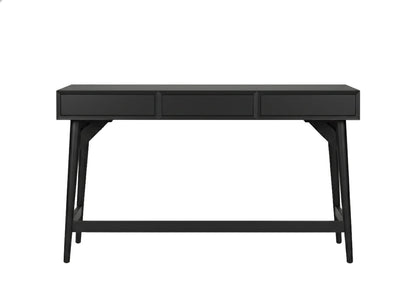 Flynn Large Desk, Black - Alpine Furniture