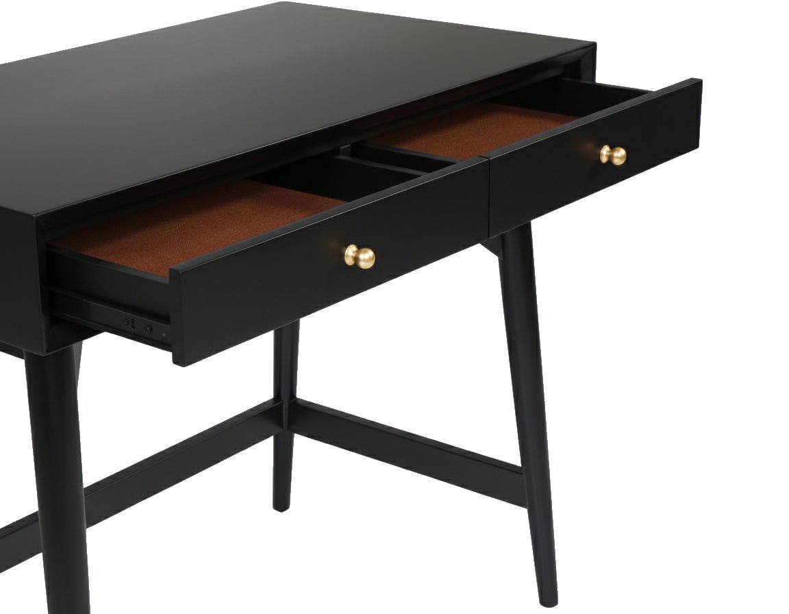Flynn Mini Desk, Black - Alpine Furniture