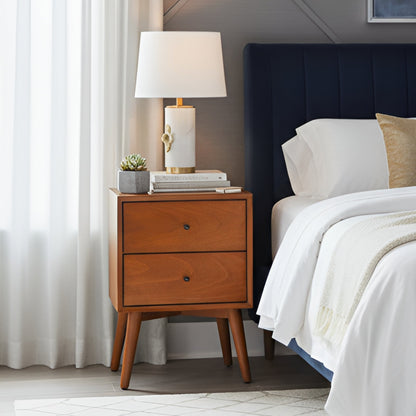 Flynn Nightstand, Chestnut - Alpine Furniture