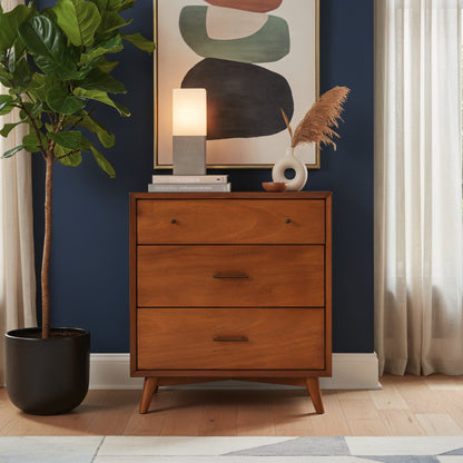 Flynn Small Chest, Chestnut - Alpine Furniture