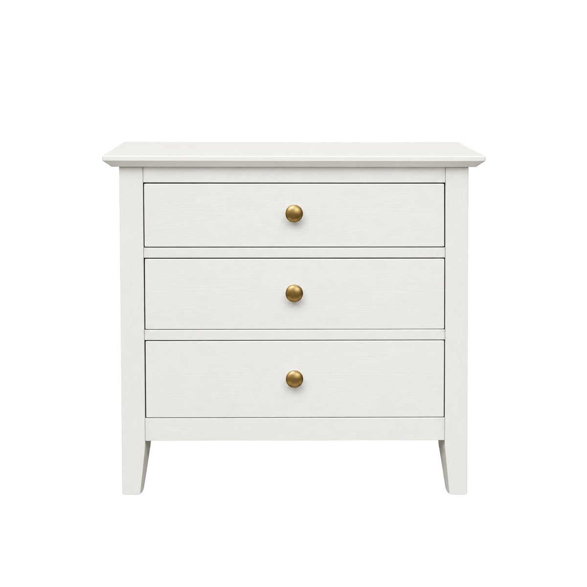 Fuller Two Drawer Nightstand, Coconut Milk - Alpine Furniture