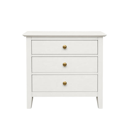 Fuller Two Drawer Nightstand, Coconut Milk - Alpine Furniture