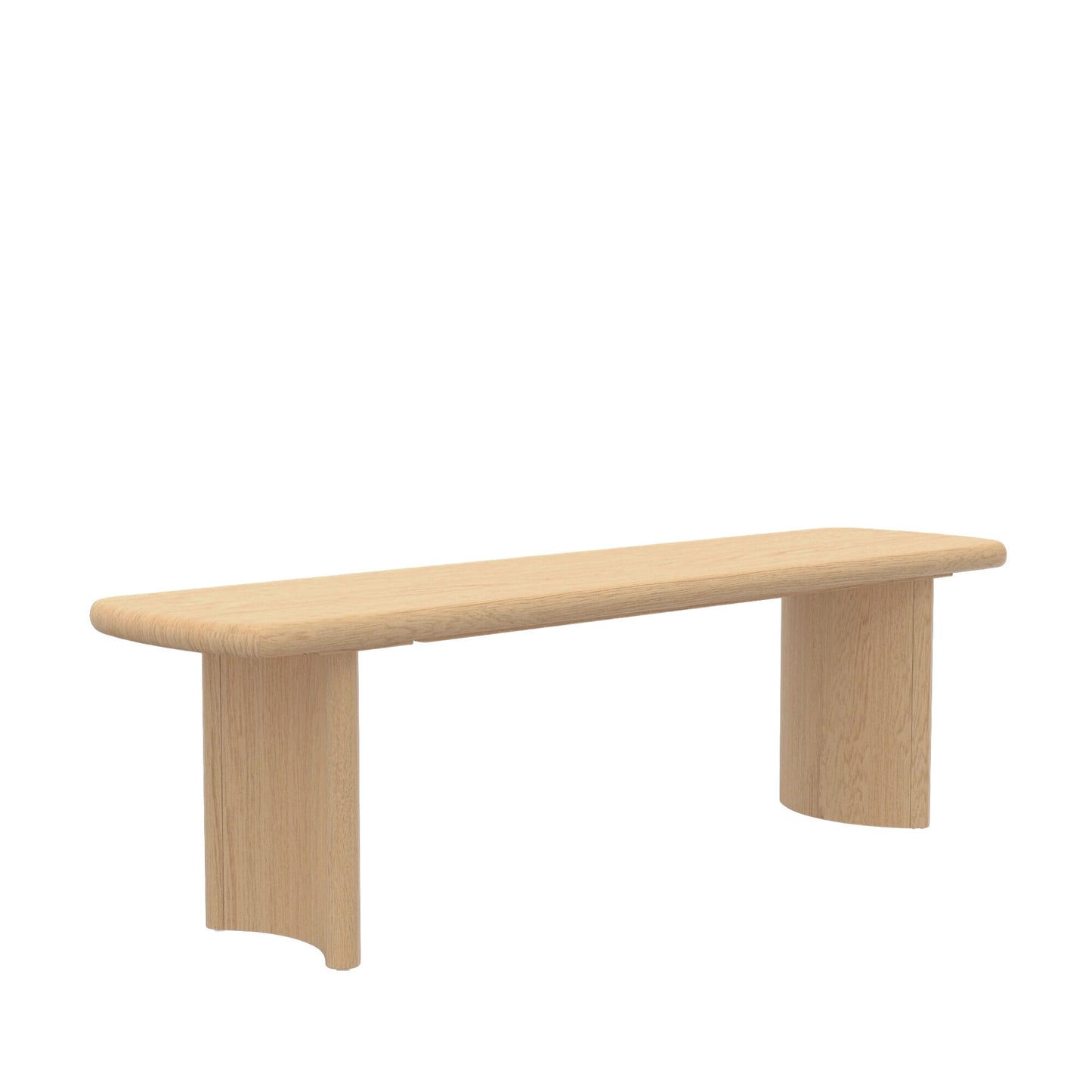 Gabrielle Bench, Light Oak - Alpine Furniture