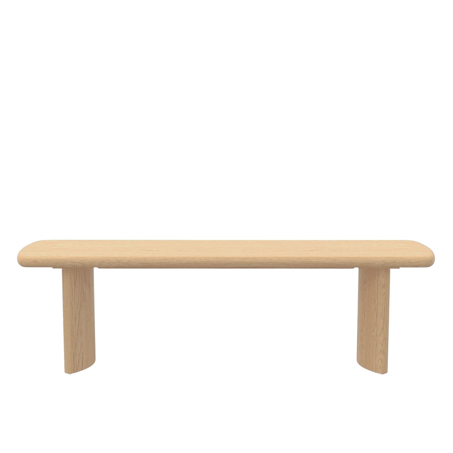 Gabrielle Bench, Light Oak - Alpine Furniture