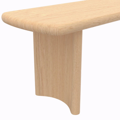 Gabrielle Bench, Light Oak - Alpine Furniture