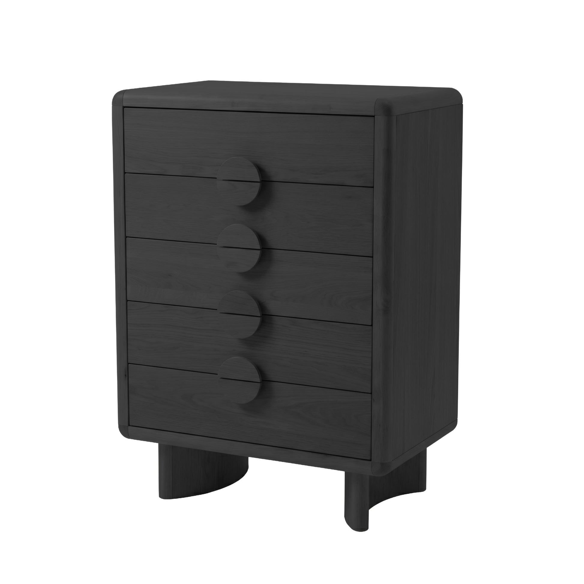 Gabrielle Chest, Black - Alpine Furniture